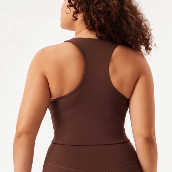 Girlfriend Collective Paloma Racerback Bra in Earth, size small (NWOT) - Picture 2 of 5